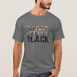 Western Koeienhuid is het nieuwe zwarte meisje Rod T-shirt