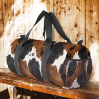 Western Koeienhuid met monogram
