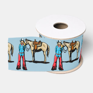 Western kruipvat of restanten van koolstof grosgrain lint