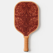 Western kunstleder pickleball paddle (Achterkant)
