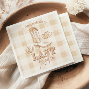 Western Laatste Rodeo vrijgezellenfeest Servet