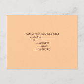 western land boerderij schuur bruiloft reactie RSV Uitnodiging Briefkaart (Achterkant)