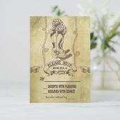 western land bruiloft RSVP (Staand voorkant)