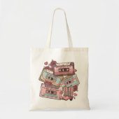 Western Land Cassettebandjes Tote Bag (Voorkant)