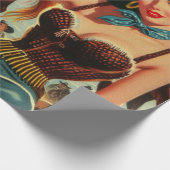  Western Land Girl Cadeaupapier (Hoek)