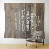 western land houtnerf schuur bruiloft achtergrond wandkleed (In Situ (horizontaal))