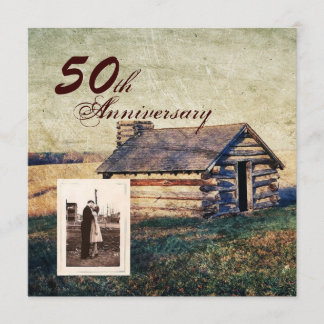 western land hut 50e trouwdag kaart