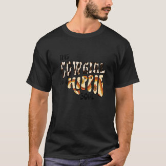 Western land Koeienhuid Dit meisje heeft een hippi T-shirt