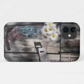 Western land met schoorsteenhoutcowboy Case-Mate iPhone case (Achterkant (horizontaal))