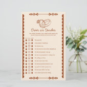 Western land over of onder bruidsspel (Staand voorkant)