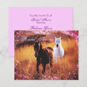 western land: Zonneppaard, bruiloft Kaart (Voorkant / Achterkant)