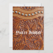 western landschap leren kaart (Voorkant)