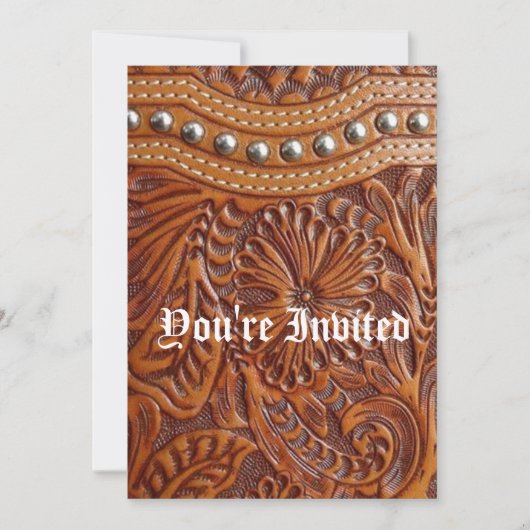 western landschap leren kaart (Voorkant)