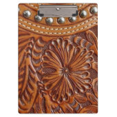 western landschap leren klembord (Voorkant)