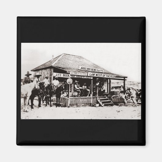 Western Lawman Legendary Judge Roy Bean Magneet (Voorkant)