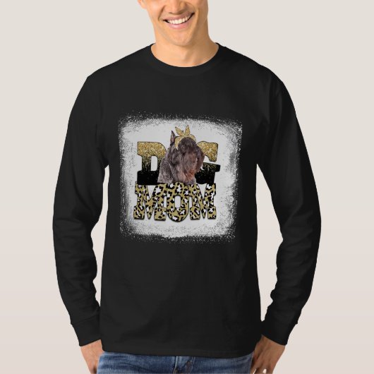 Western Leopard Bouvier Des Flandres Moeder's T-shirt (Voorkant)