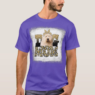 Western Leopard Old English Sheepdog mamthers d T-shirt