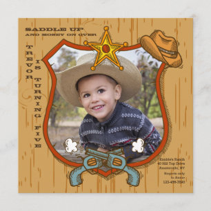 Western Lijst foto uitnodiging