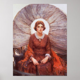 Western, Madonna van de Prairie door Koerner Poster