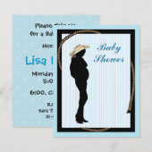 western maman Baby shower Invitation (Devant / Derrière)