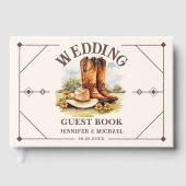 Western Mariage Pays Cowboy Boots Livre d'or (Recto)