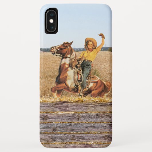  Western meisje op paarden Case-Mate iPhone Case (Achterkant)