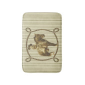 Western  meisje op paardenbont badmat (Voorkant Verticaal)