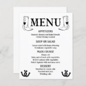 Western menu Land Weddenschap Cowboy Boots Black (Voorkant / Achterkant)