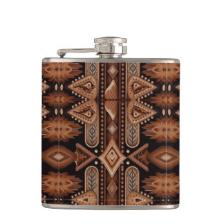 WESTERN MOTIEF Flask Heupfles