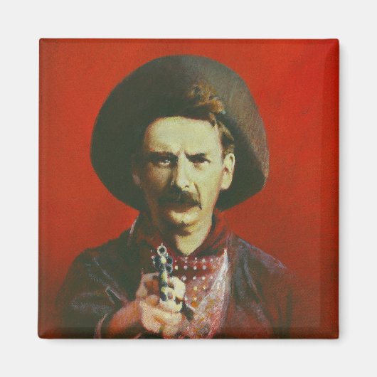 Western Outlaw Magnet Magneet (Voorkant)