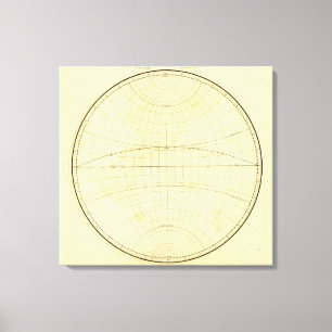Western overzicht halfrond canvas afdruk