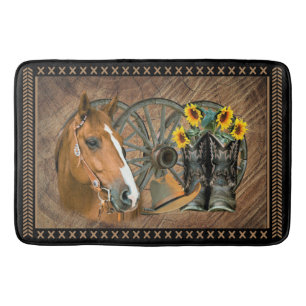 Western paard Cowboy Boots Cowboy Pet Wagon Wiel Badmat