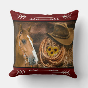 Western paard Cowboy Boots Cowboy Pet Wagon Wiel Kussen