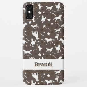 Western paard Gepersonaliseerd iPhone XS Max Hoesje