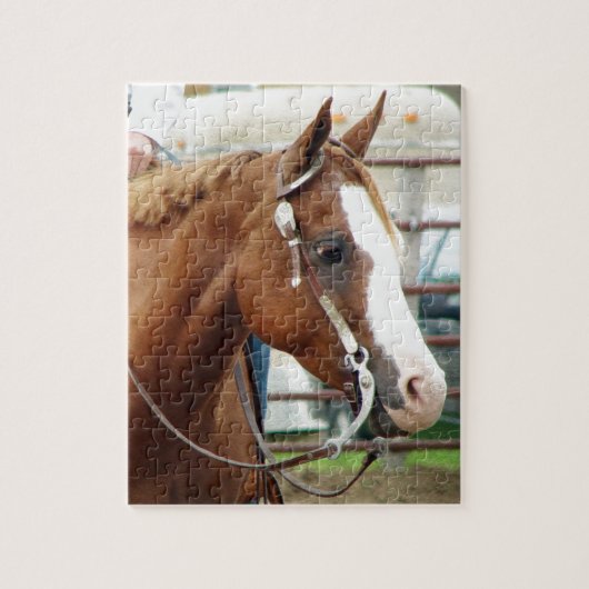 Western paard legpuzzel (Verticaal)