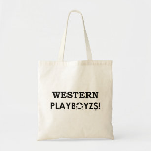 WESTERN PLAYBOIZ / JMT SKATERBOARDS / IPIX TOTE BAG