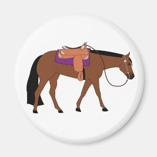 Western plezierpaard magneet