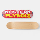 WESTERN PLYBOIZ JMT USA Skateboard (Horz)