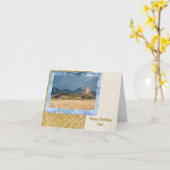 Western Ranch carte d'anniversaire pour papa (Fleur jaune)