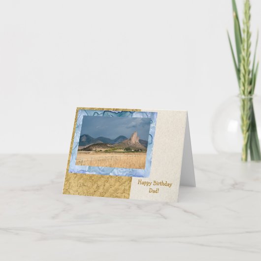 Western Ranch carte d'anniversaire pour papa (Devant)