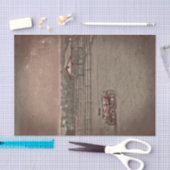 Western Ranch Land Rustisch Boerderij Wagon Tissuepapier (Craft)