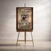 Western Recherché Outlaw Bienvenue Poster d'annive