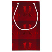 Western Red Cowboy Boot Imprimer Sac cadeau (Dos)