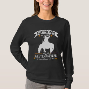 Western rijpaard Quer Paard Reining 1 T-shirt