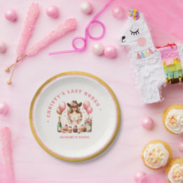 Western Rodeo Bachelorette Party Vrijgezellenfeest Papieren Bordje