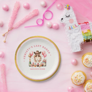 Western Rodeo Bachelorette Party Vrijgezellenfeest Papieren Bordje