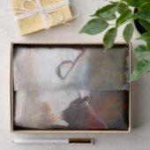 Western Rodeo Bull Land Rustic Tissuepapier (Geschenk)