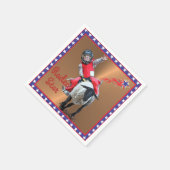 Western Rodeo Star Mutton Busting Kind Servet (Hoek)