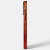 Western rood Koeienhuid Case-Mate iPhone Case (Achterkant / Links)