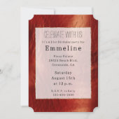 Western rood Koeienhuid Kaart (Voorkant)